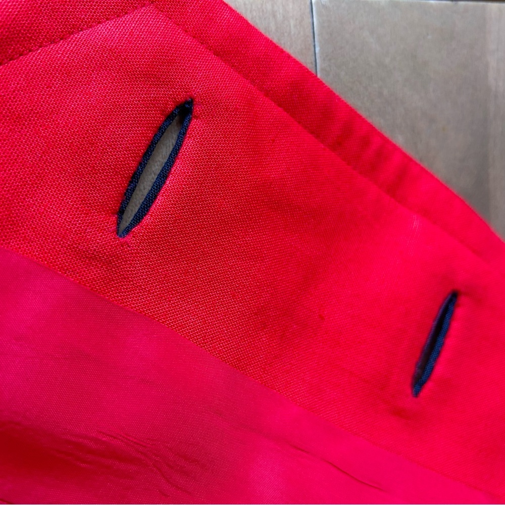 Vintage Ann Lawrence Red Tailored Blazer - Picture 14 of 16